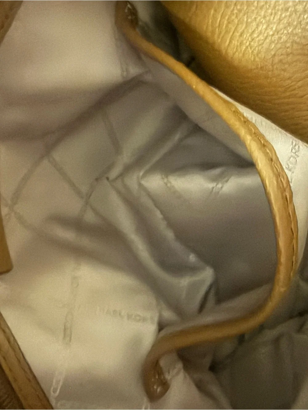 Michael Kors Tan and Brown Shoulder Bag